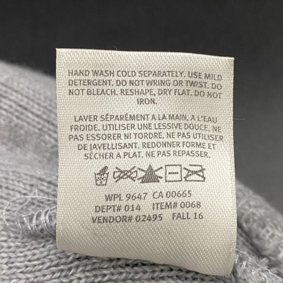 Eddie Bauer Grey Cuffed Knit Beanie One Size Unisex Winter Cozy - Picture 4 of 4